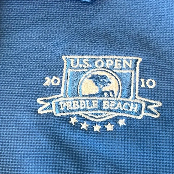 Adidas  Climalite 2010 U.S. Open Pebble Beach Golf Shirt. Size Medium. - Picture 3 of 11
